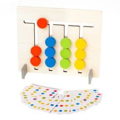 KIK Dřevěná vzdělávací hračka odpovídá barvám ovoce Montessori