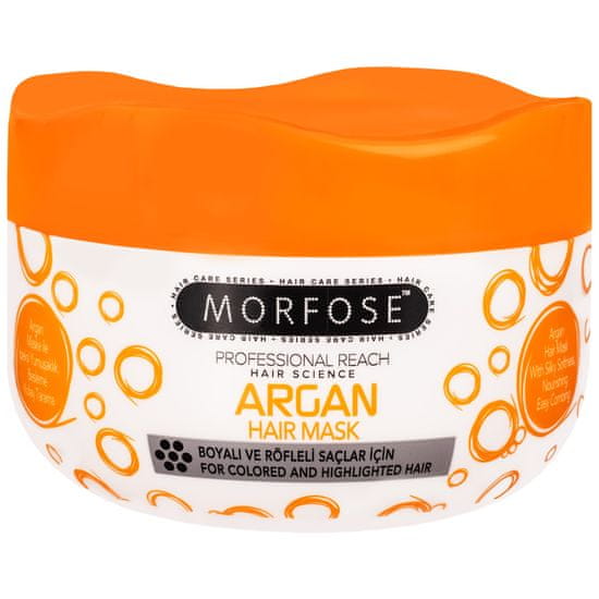 Morfose Argan Hair Mask - arganová maska pro suché, poškozené, barvené a matné vlasy 500ml