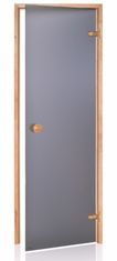 Horavia Dveře do sauny "A" 8x21 Satin Grey 790x2090 mm