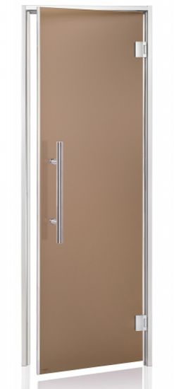 Horavia Dveře do parní sauny "A" Lux 7x19 Satin Bronze 685x1895 mm