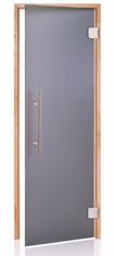Horavia Dveře do sauny "A" Premium 7x19 Satin Grey 690x1890 mm Olše