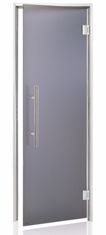 Horavia Dveře do parní sauny "A" Premium 7x19 Satin Grey 685x1895 mm