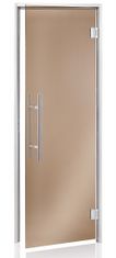 Horavia Dveře do parní sauny "A" Premium 9x20 Bronze 885x1995 mm