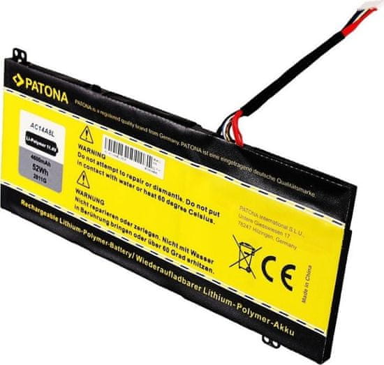 PATONA baterie pro ntb ACER Aspire VN7 4600mAh Li-pol 11,4V AC14A8L