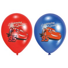Amscan Klasické balónky Cars 6kusů 27,5cm 