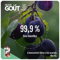 Good Gout BIO Švestka 3x 120 g