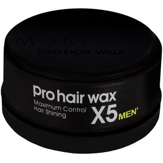 Morfose Pro Hair Gel Wax Black - lehce lesklý gel pro styling vlasů se silným stupněm fixace 150ml