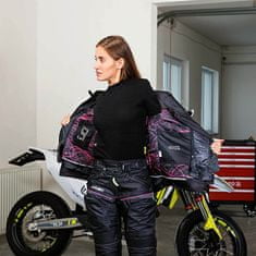 W-TEC Dámské moto kalhoty Propant Lady Barva černo-růžová, Velikost L