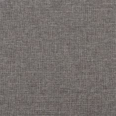 Vidaxl Podnožka tmavě šedá 60 x 50 x 41 cm textil