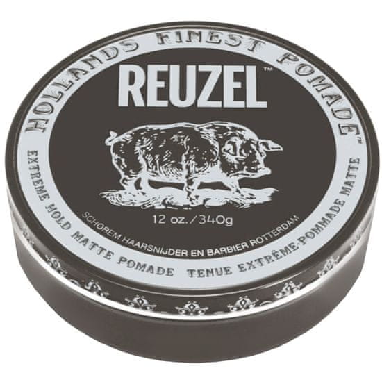 Reuzel Extreme Hold Matte - pomáda na vlasy s matným povrchem, 340 g