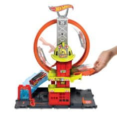 Hot Wheels City Super hasičská stanice se smyčkou HKX41