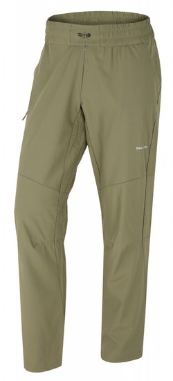 Husky Pánské outdoorové kalhoty Speedy Long M tm. khaki (Velikost: L)