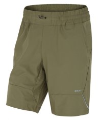 Husky Pánské sport šortky Speedy M tm. khaki (Velikost: XL)