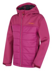 Husky Dětská softshell plněná bunda Swany K dark magenta (Velikost: 164-170)