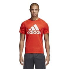 Adidas Tričko na trenínk červené M D2M Tee Logo