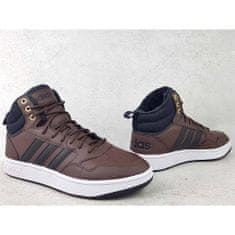 Adidas Boty hnědé 41 1/3 EU Hoops 30 Mid Wtr