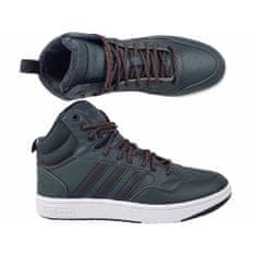 Adidas Boty zelené 42 2/3 EU Hoops 30 Mid Wtr