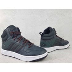 Adidas Boty zelené 42 2/3 EU Hoops 30 Mid Wtr