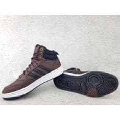 Adidas Boty hnědé 41 1/3 EU Hoops 30 Mid Wtr