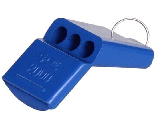 Merco Whistle Colored 012 plastová píšťalka se šnůrkou multipack 12 kusů