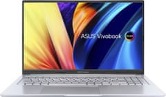 ASUS Vivobook 15X OLED (M1503, AMD Ryzen 5000 series), stříbrná (M1503QA-L1148W)