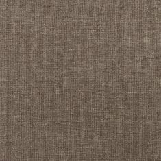 Vidaxl Podnožka taupe 70x55x41 cm textil