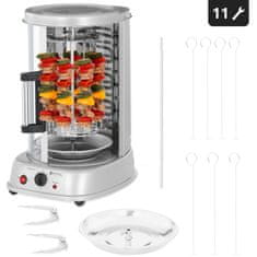 Greatstore Mini gril na kebab gyros zeleninu vertikální 3v1 1500W Royal Catering RCGV-1400