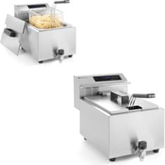 shumee Digitální panelová fritéza Mastercook s 8l 3500W kohoutkem