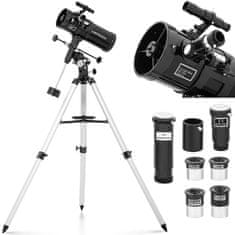 shumee Newtonův astronomický dalekohled Uniprodo 1000 mm pr. 114 mm