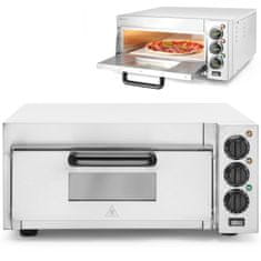 shumee Jednokomorová pec na pizzu pro 1 velkou pizzu 2000 W 230 V - Hendi 220290