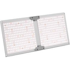 shumee Plnospektrální lampa na růst rostlin 60 x 24 cm 468 LED 220 W stříbrná