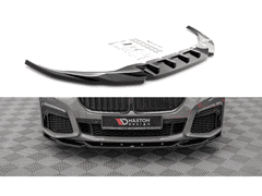 Maxton Design spoiler pod přední nárazník ver.2 pro BMW řada 7 G11 Facelift /M-Pack, černý lesklý plast ABS