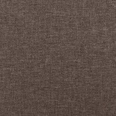 Vidaxl Nástěnné panely 12 ks taupe 30 x 15 cm textil 0,54 m²