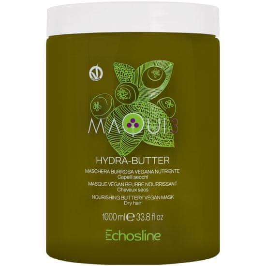 Echosline Maqui 3 Hydra-Butter - veganská maska pro poškozené a suché vlasy 1000ml