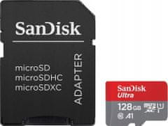 SanDisk Paměťová karta microSDXC 128 GB + adaptér