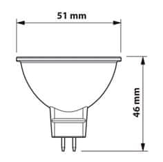 Philips LED žárovka GU5.3 MR16 2,9W = 20W 230lm 2700K Teplá bílá 36°