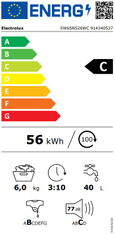 Electrolux pračka EW6SN526WC + záruka 10 let na motor - použité