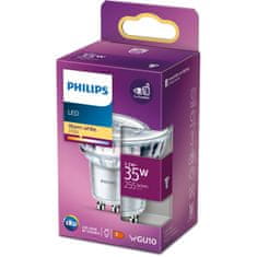 Philips LED žárovka GU10 3,5W = 35W 255lm 2700K Teplá bílá 36°