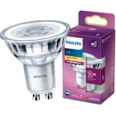 Philips LED žárovka GU10 3,5W = 35W 255lm 2700K Teplá bílá 36°