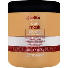 Echosline Seliar Curl Mask - výživná maska pro kudrnaté a vlnité vlasy 1000ml