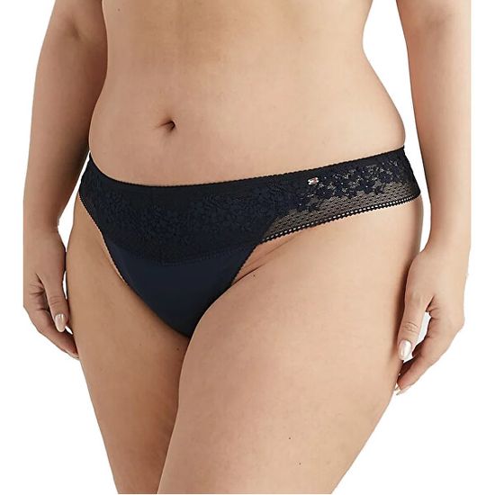 Tommy Hilfiger Dámská tanga PLUS SIZE UW0UW04016-DW5