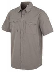 Husky Pánská košile s krátkým rukávem Grimy M šedá (Velikost: L)