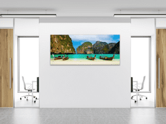 Glasdekor Obraz skleněný zátoka moře Thajsko - Rozměry-obdélník: 50 x 100 cm
