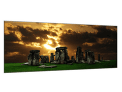 Glasdekor Obraz skleněný ruiny kamenů - Rozměry-obdélník: 30 x 60 cm