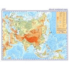 Asie Obecně zeměpisná mapa - 1:42 000 000