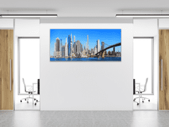 Glasdekor Obraz skleněný město New York - Manhattan - Rozměry-obdélník: 60 x 90 cm