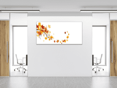 Glasdekor Obraz skleněný podzimní javorové listí - Rozměry-obdélník: 30 x 60 cm