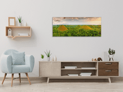 Glasdekor Obraz skleněný čokoládové kopce - Rozměry-obdélník: 60 x 70 cm