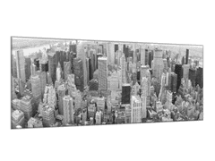 Glasdekor Obraz skleněný panorama New York City - Rozměry-obdélník: 55 x 90 cm