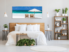 Glasdekor Obraz skleněný tropická dovolená - Rozměry-obdélník: 60 x 90 cm